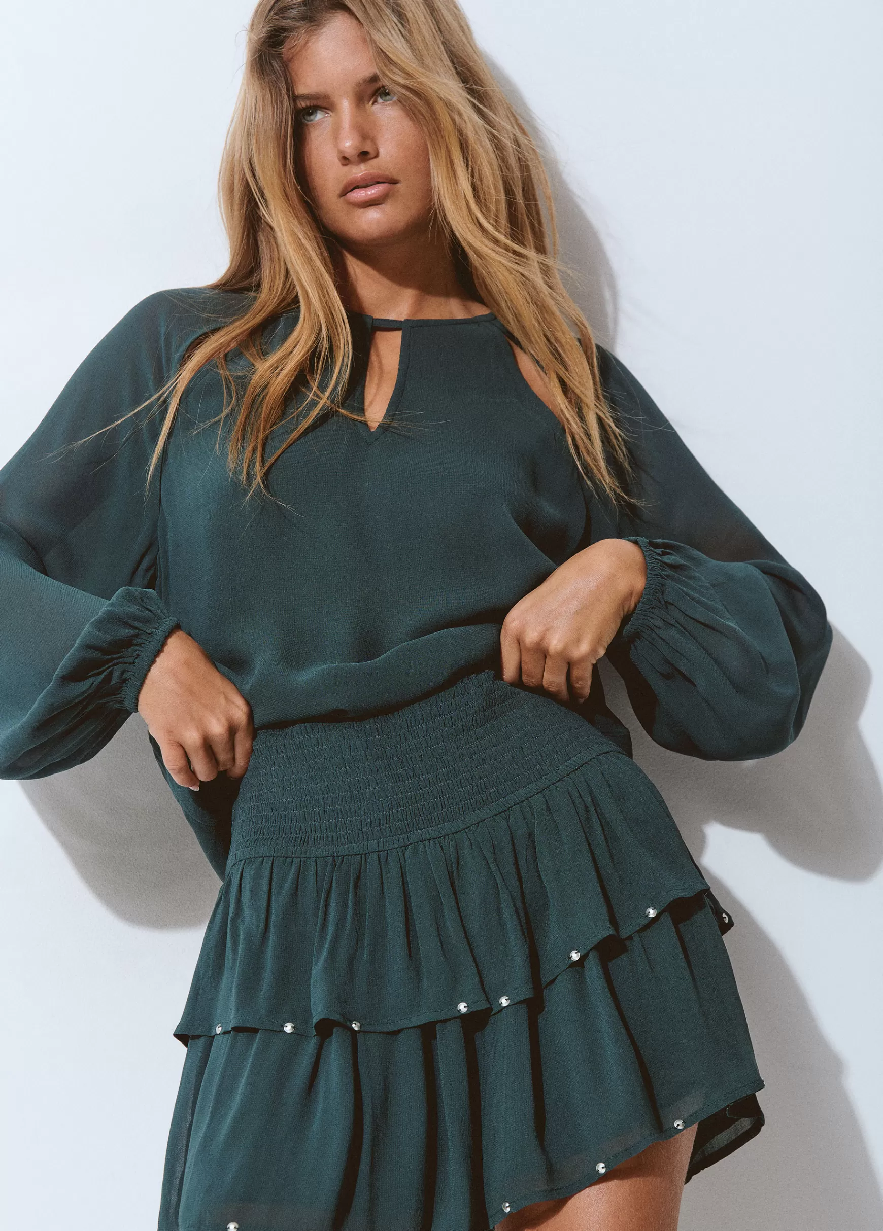 Brownie Blusa cut outs- Blusas E Camisas | Total Look