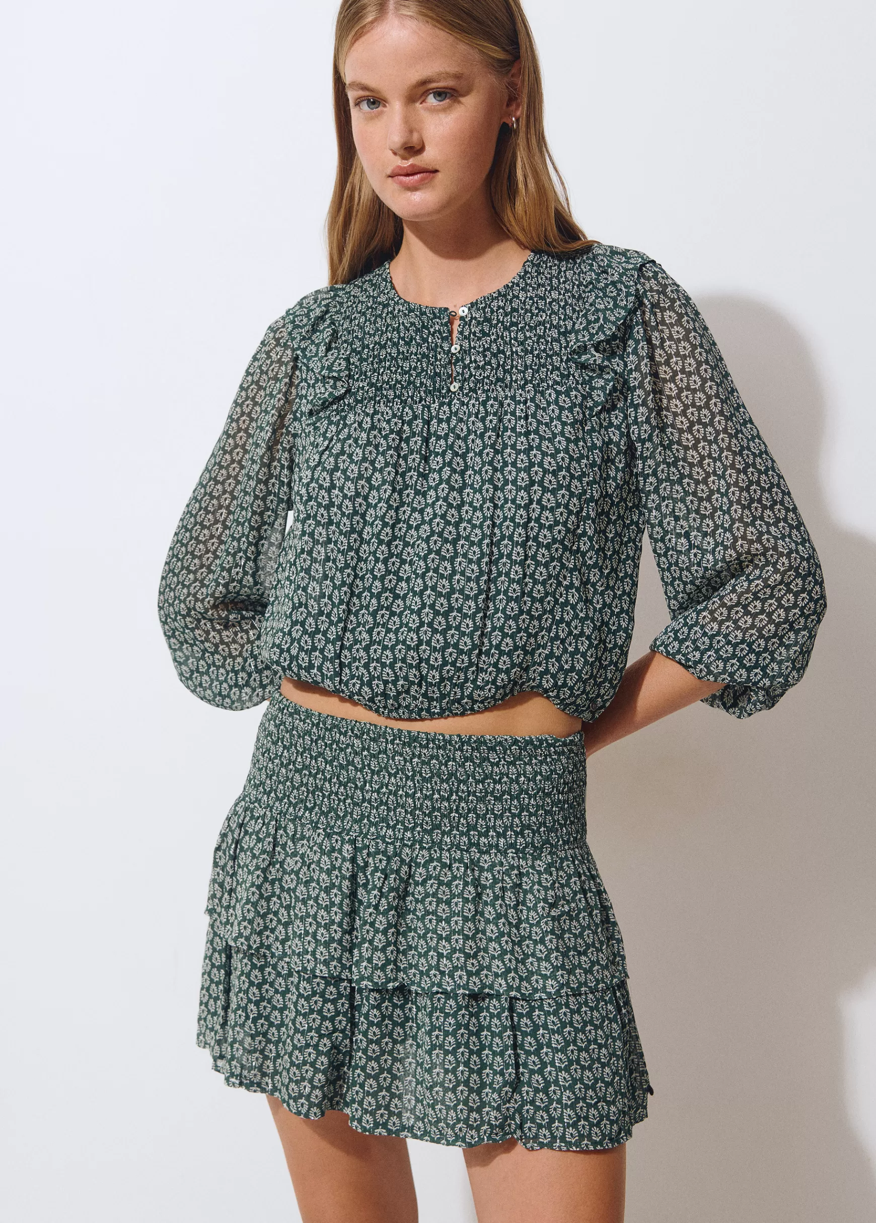 Brownie Blusa estampado bicolor- Blusas E Camisas | Total Look