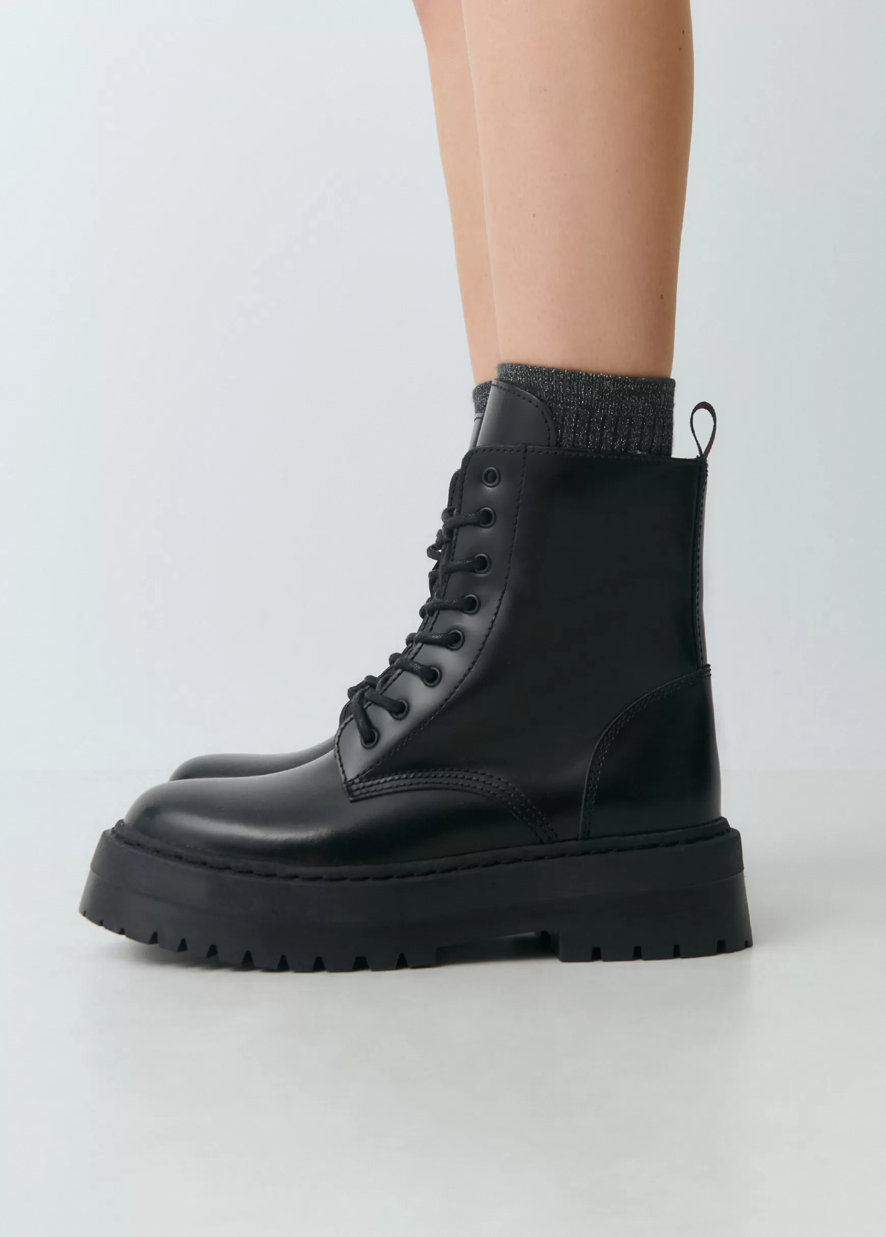 Brownie Bota com cordões- Sapatos