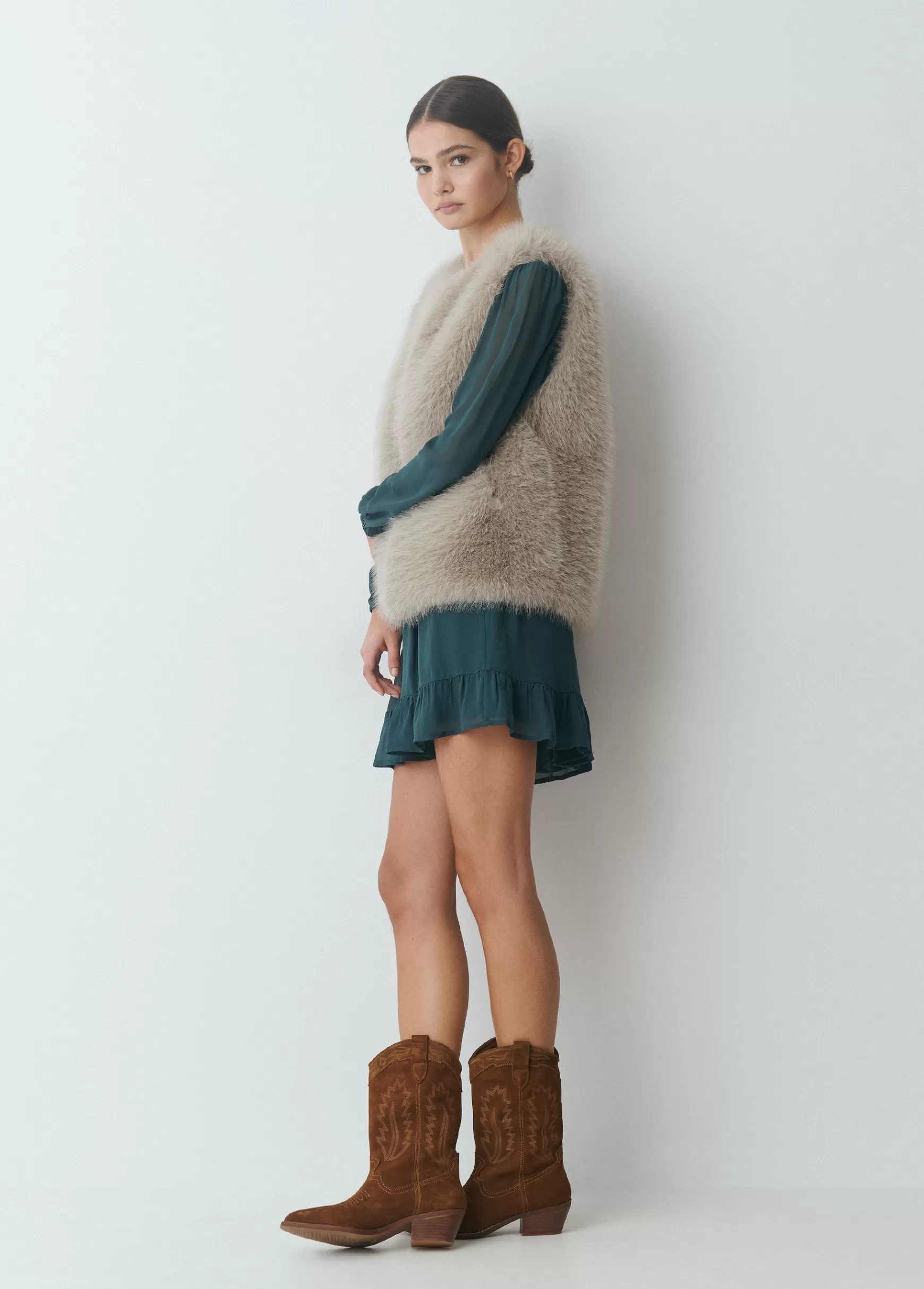 Brownie Bota pele cowboy- Sapatos