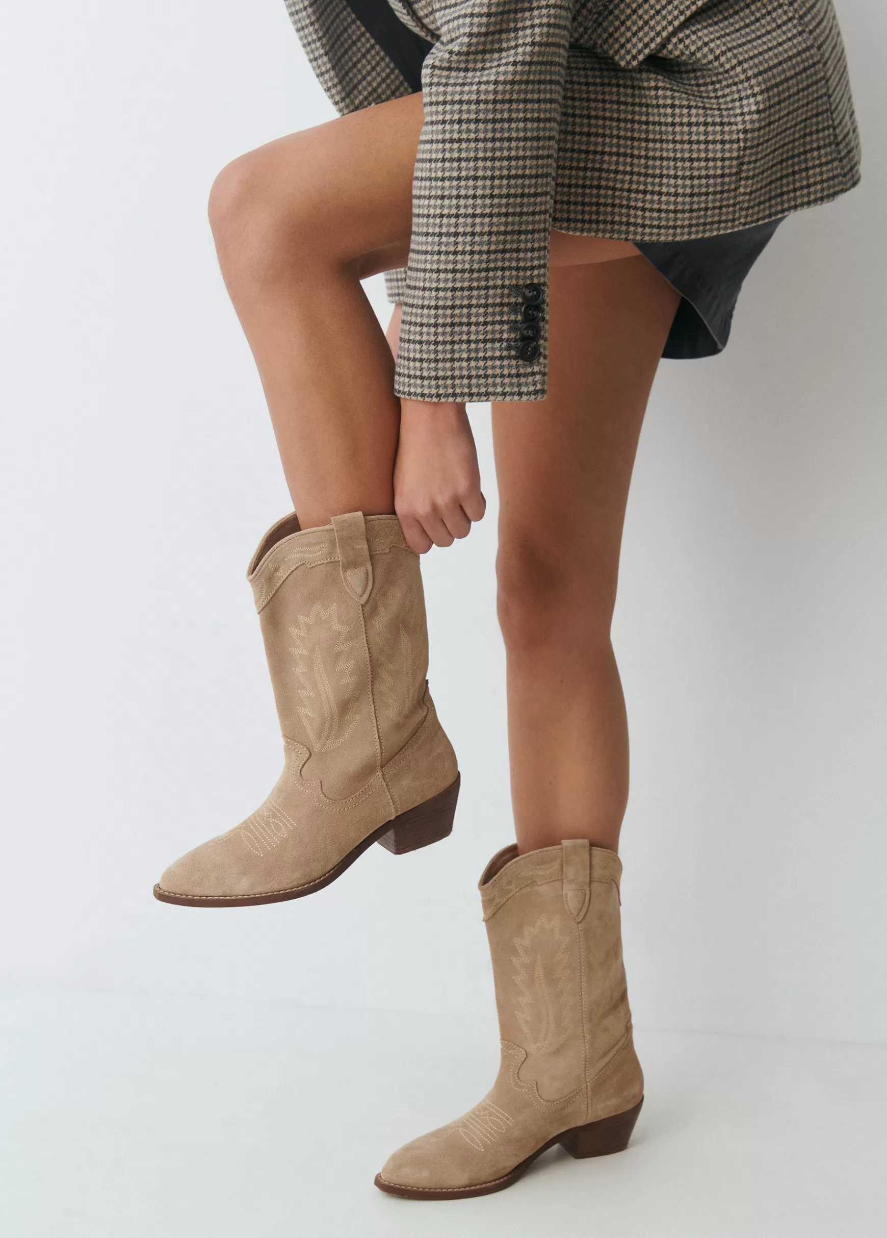 Brownie Bota pele cowboy- Sapatos