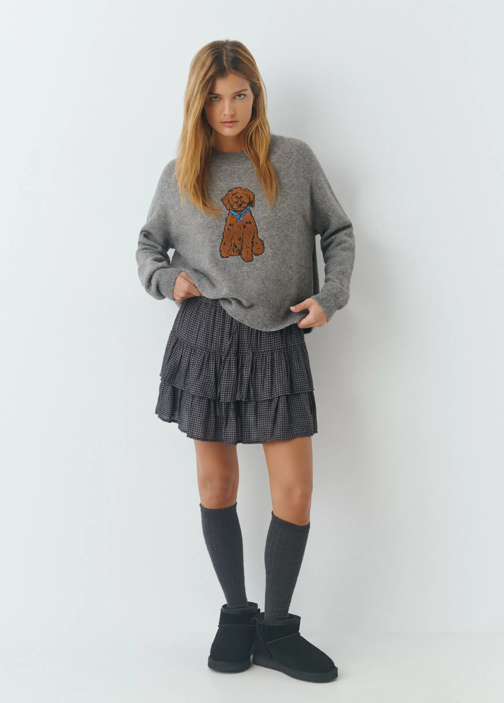 Brownie Camisola bordada- Camisolas | Malha