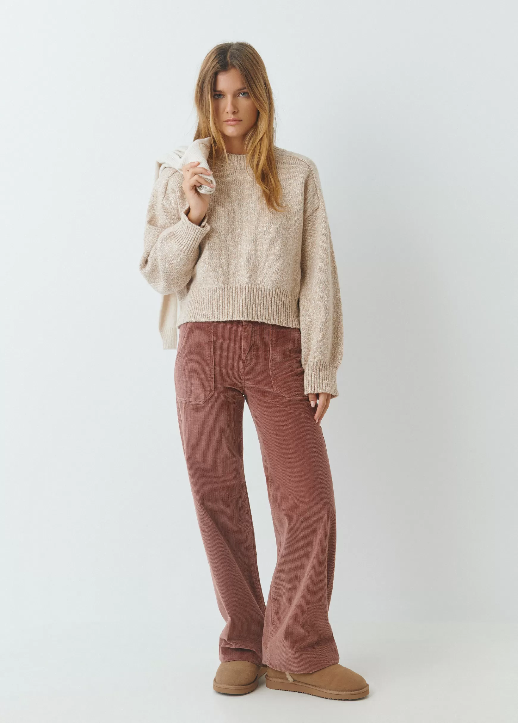 Brownie Camisola básica jaspeada- Camisolas | Malha
