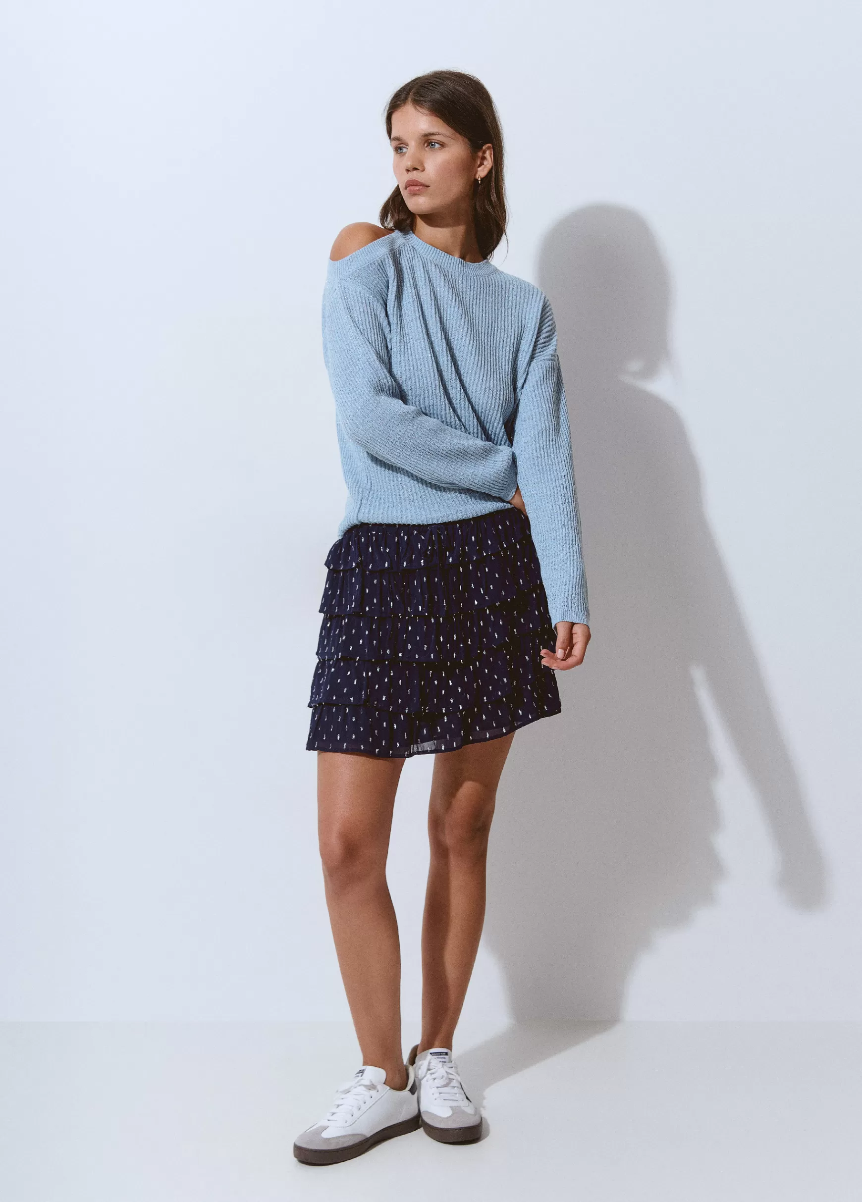 Brownie Camisola cut out fio metalizado- Camisolas