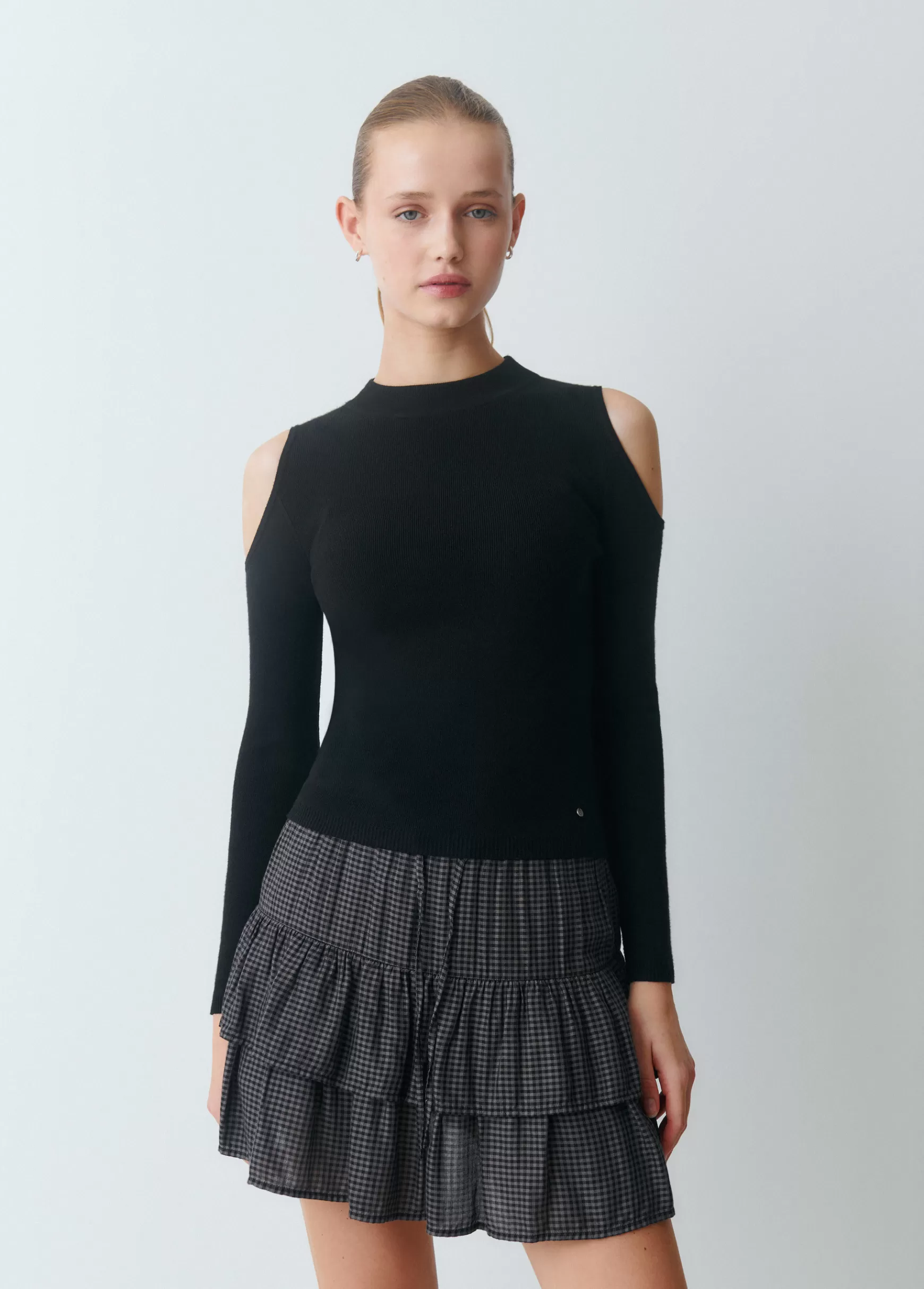 Brownie Camisola cut out ombros- Camisolas | Malha