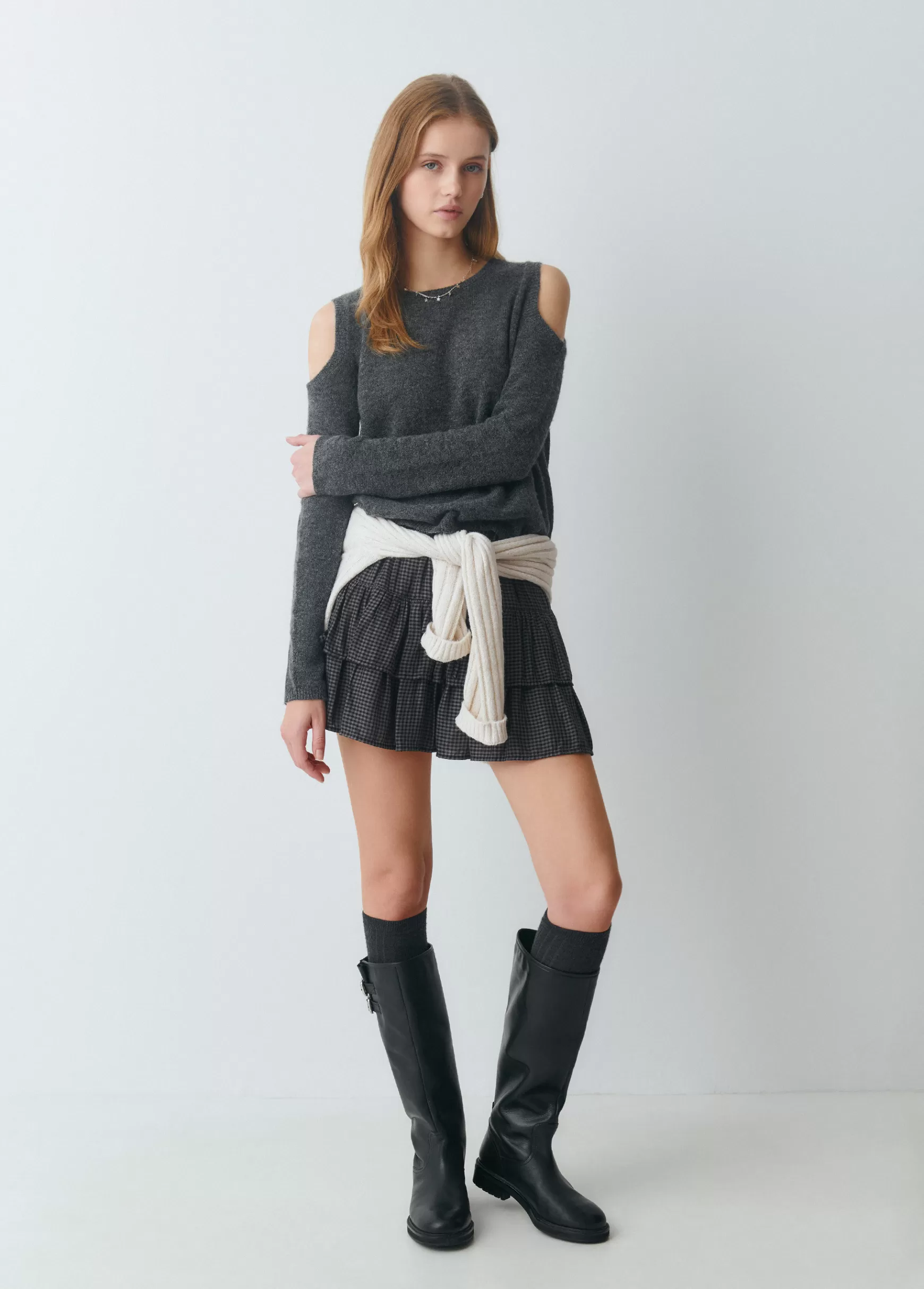 Brownie Camisola ombros descobertos- Camisolas | Malha