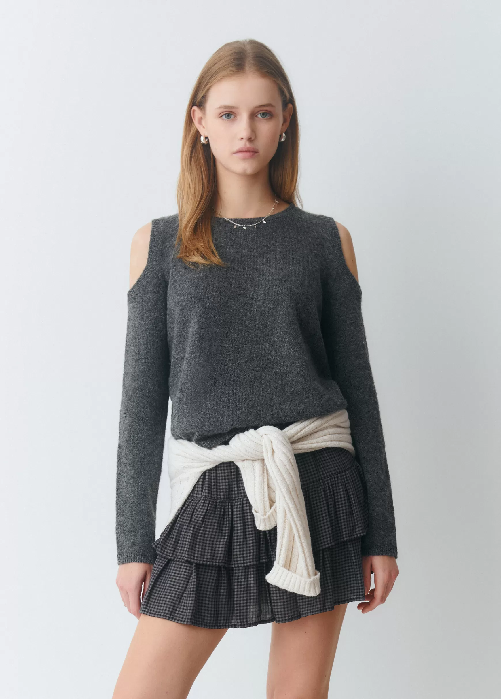 Brownie Camisola ombros descobertos- Camisolas | Malha
