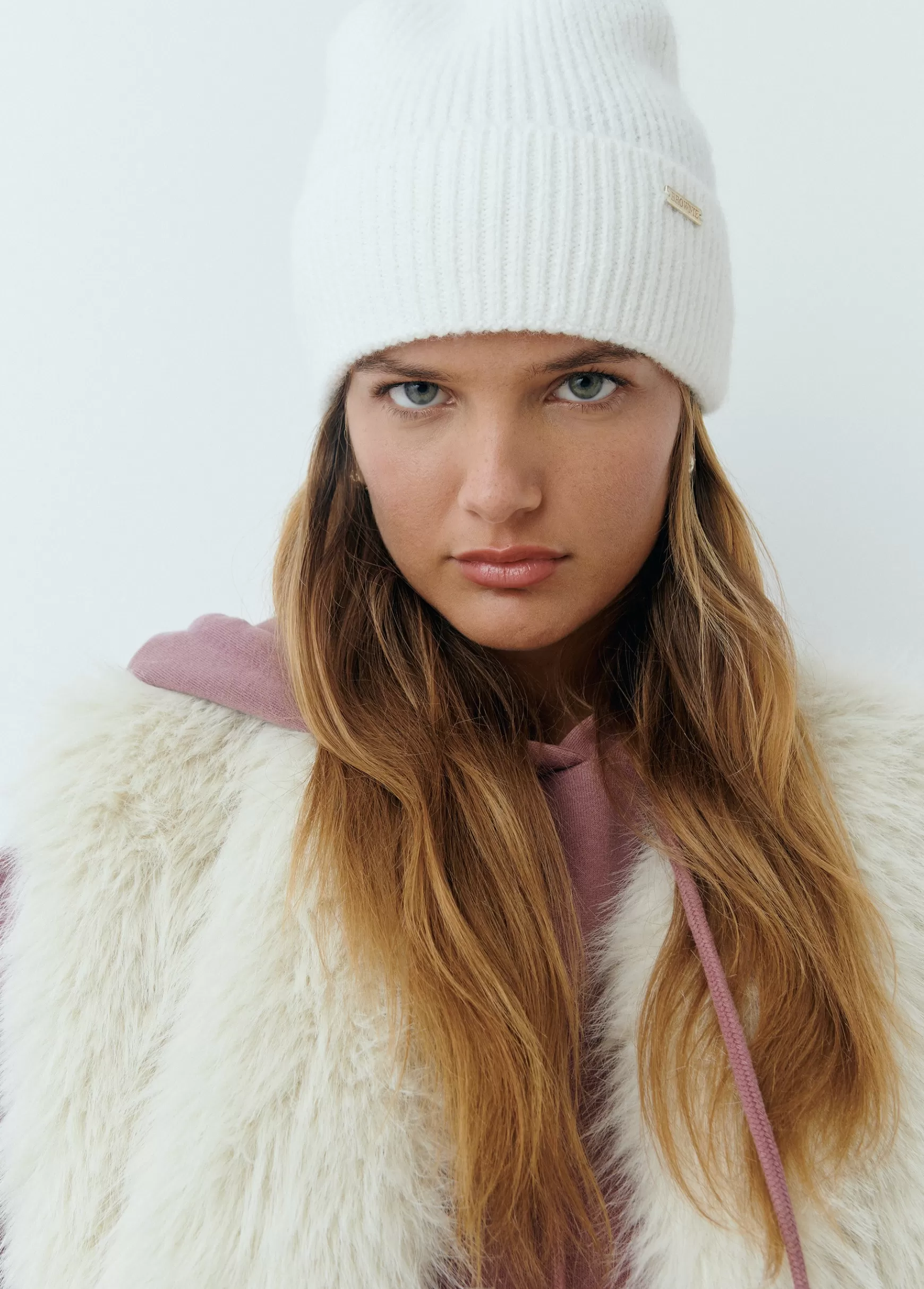 Brownie Gorro canelado liso- Bonés E Gorros