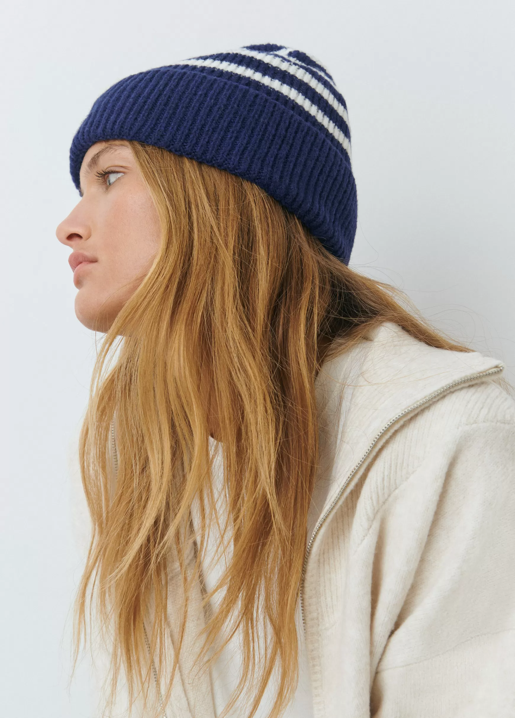 Brownie Gorro riscas- Bonés E Gorros