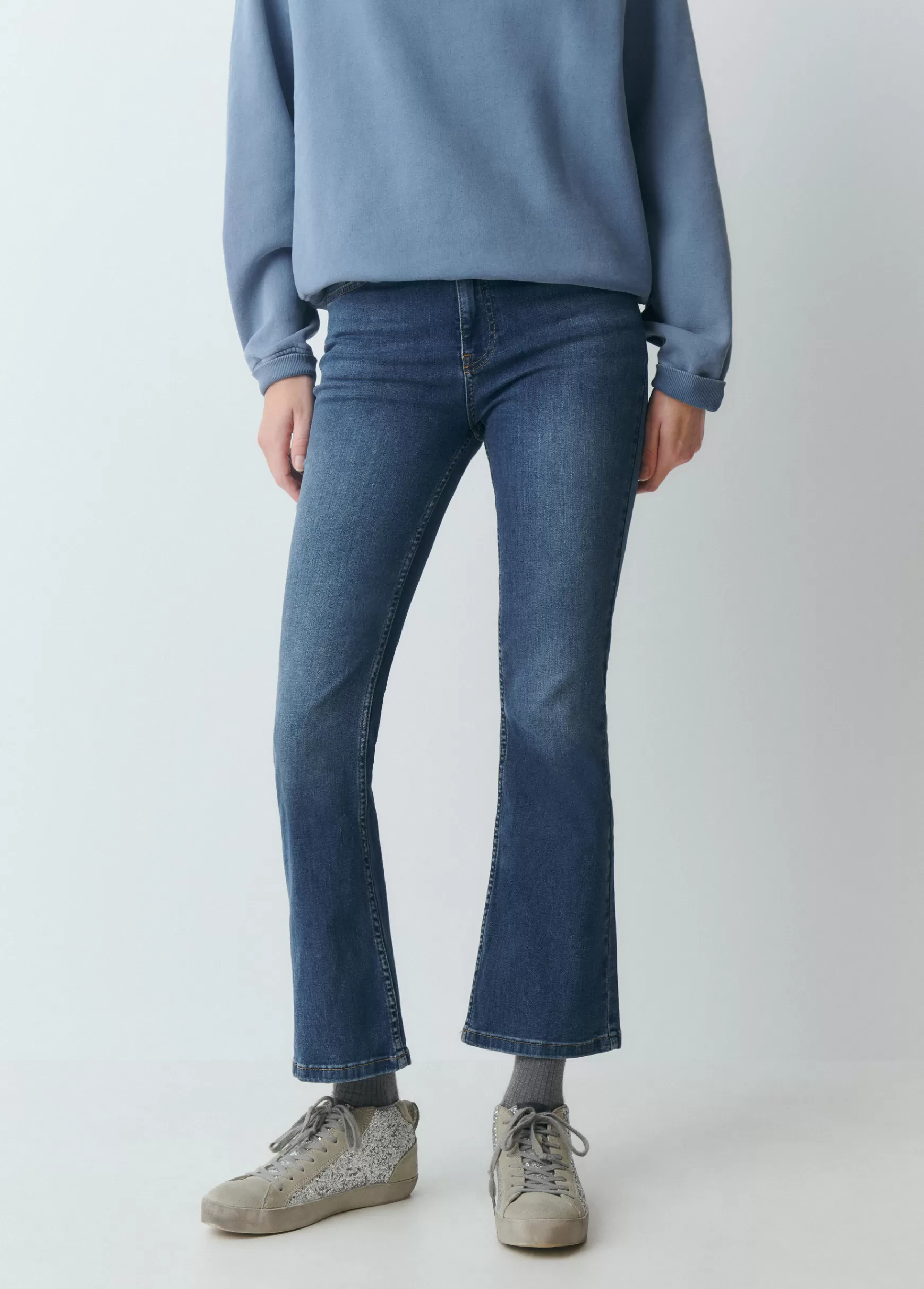 Brownie Jeans flare cropped- Jeans