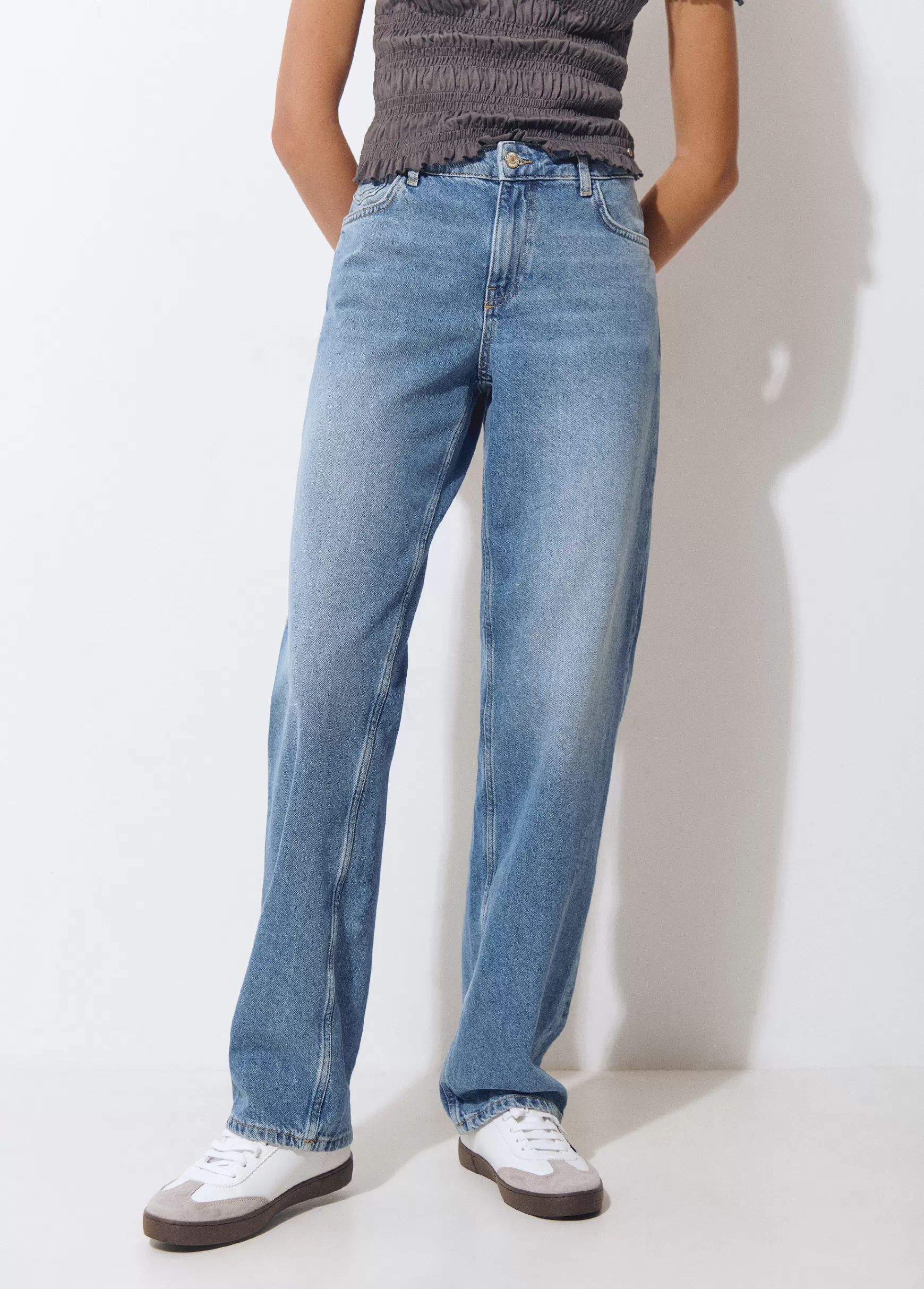 Brownie Jeans retas cinco bolsos- Jeans
