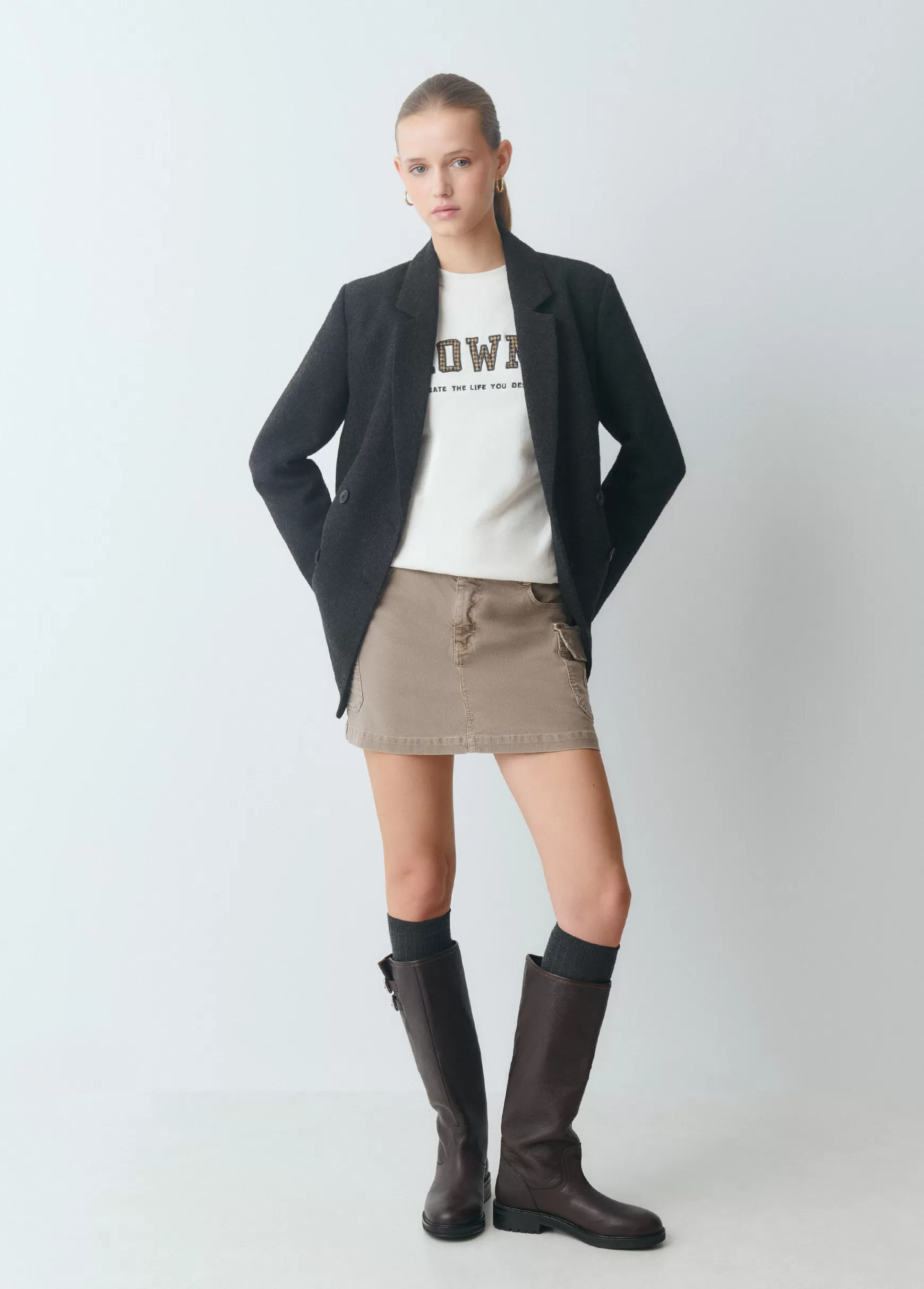 Brownie Saia bolsos cargo- Saias