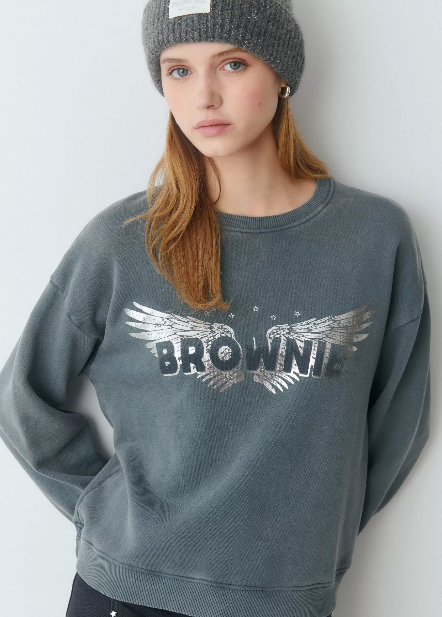Brownie Sweatshirt print asas- Sweatshirts