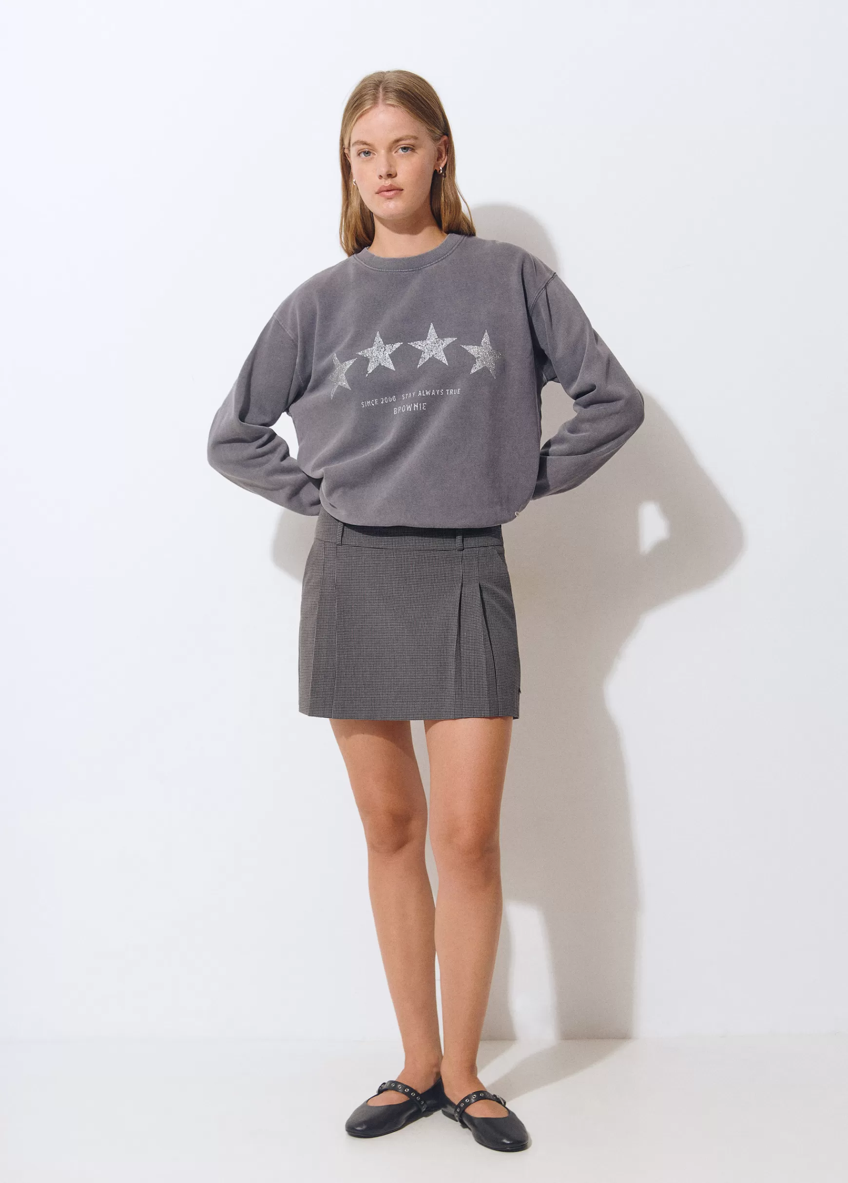 Brownie Sweatshirt print estrelas- Sweatshirts