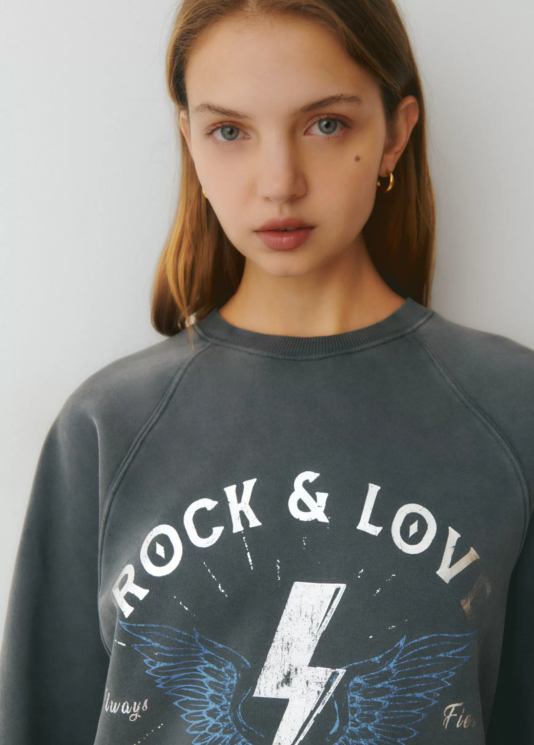 Brownie Sweatshirt print posicional foil- Sweatshirts